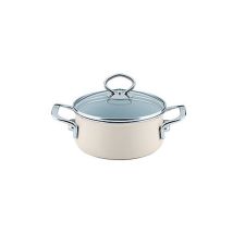 RIESS Kasserolle mit Glasdeckel NOUVELLE 24cm/4l Avorio beige