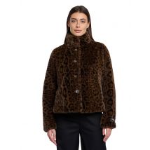 RINO&PELLE Jacke in Felloptik VIE braun | 38