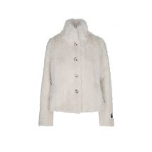 RINO&PELLE Jacke in Felloptik  creme | 34