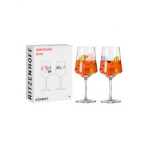 RITZENHOFF Aperitifglas 2er Set SOMMERRAUSCH DELUXE #19 und #20 Christine Kordes bunt