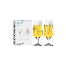 RITZENHOFF Bierglas 2er Set BRAUCHZEIT PILS #13 #14 bunt
