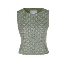 ROCKMACHERIN Trachten Gilet NANNI BACHMANN olive | XXL