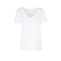 S.OLIVER T-Shirt  weiss | 40