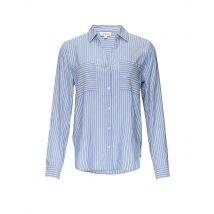 S.OLIVER Hemdbluse Regular Fit blau | 34