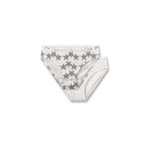 SANETTA Mädchen Slip 2er Pkg. white pebb creme | 140