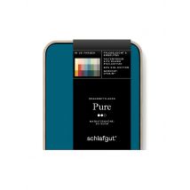 SCHLAFGUT Jersey Spannleintuch PURE 90x200cm Petrol Deep S  petrol