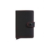 SECRID Geldbörse - Miniwallet Perforated Mini Black schwarz