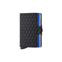 SECRID Geldbörse - Twinwallet Optical Twin Titanium Blue dunkelblau