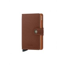 SECRID Geldbörse - Miniwallet Saffiano Caramel hellbraun
