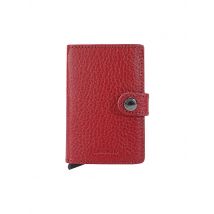 SECRID Geldbörse - Miniwallet Vegetable Tanned Rosso/Bordeaux rot