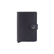SECRID Geldbörse - Miniwallet Vegetable Tanned Navy/Silver blau