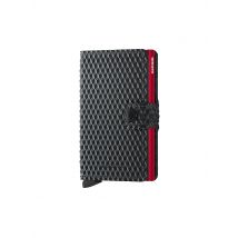 SECRID Geldbörse - Miniwallet Cubic Black Red schwarz