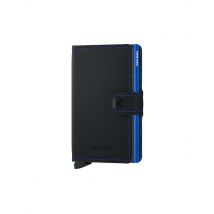 SECRID Geldbörse - Miniwallet Matte Mini Black & Blue schwarz