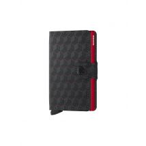 SECRID Geldbörse - Miniwallet Optical Mini Black Red schwarz