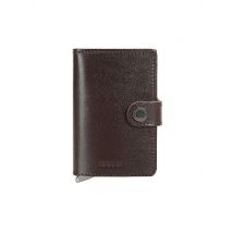 SECRID Geldbörse PREMIUM MINIWALLET DUSK Dark Brown braun