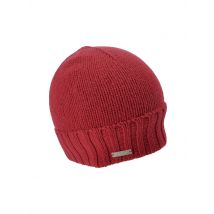 SEEBERGER Kaschmir Mütze - Haube dunkelrot
