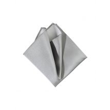 SEIDENFALTER Stecktuch  silber