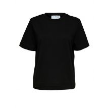 SELECTED FEMME T-Shirt Boxy Fit SLFESSENTIAL schwarz | XL
