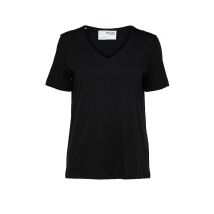 SELECTED FEMME T-Shirt SLFESSENTIAL schwarz | M