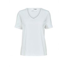 SELECTED FEMME T-Shirt SLFESSENTIAL weiss | L