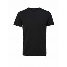 SELECTED T-Shirt SLHNEWPIMA schwarz | L