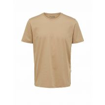 SELECTED T-Shirt SLHASPEN  beige | L