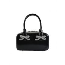 SELF-PORTRAIT Ledertasche - Mini Bag schwarz