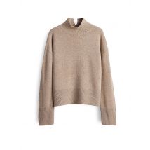 SOMEDAY Kaschmirpullover  TENNI hellbraun | L