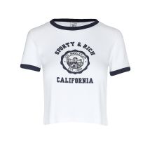 SPORTY & RICH T-Shirt  weiss | XS