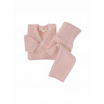 STEIFF Baby Set Strickjacke und Strickhose 2 teilig rosa | 56