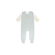 STEIFF Baby Strampler Set 2 teilig hellblau | 62