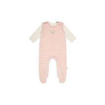 STEIFF Baby Strampler Set 2 teilig rosa | 74