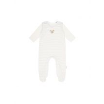 STEIFF Baby Strampler Set 2 teilig hellgrau | 56