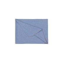 STEINER 1888 Wolldecke ALINA 145x190cm Kornblume hellblau