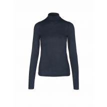 TELA Rollkragenshirt MATHILDE dunkelblau | L