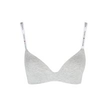 TOMMY HILFIGER Bralette grey grau | S