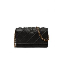 TORY BURCH Ledertasche - Umhängetasche FLEMING SOFT CHAIN WALLET schwarz