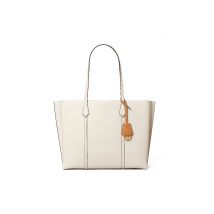 TORY BURCH Ledertasche - Tote Bag PERRY TRIPLE COMPARTMENT beige
