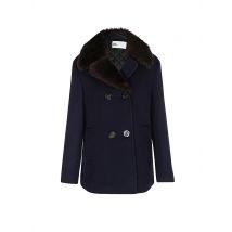 TORY BURCH Wolljacke dunkelblau | 38