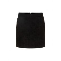 VERO MODA Rock in Lederoptik  VMDONNADINA  schwarz | M