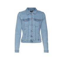 VERO MODA Jeansjacke Slim Fit VMLUNA  hellblau | L