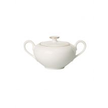 VILLEROY & BOCH SIGNATURE Zucker-/Marmeladesdose Anmut Gold 0,35l weiss