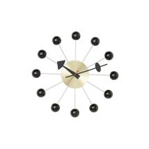 VITRA Wanduhr Ball Clock 33cm (Messing/Schwarz) schwarz