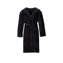 VOSSEN Unisex Bademantel TEXAS Schwarz schwarz | L