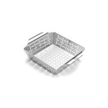 WEBER GRILL Gemüsekorb Deluxe aus Edelstahl klein  silber