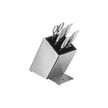 WMF Messerblock 6-teilig GOURMET FLEXTEC Cromargan silber
