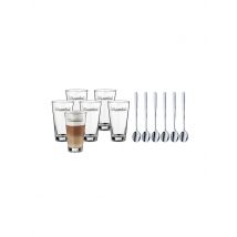 WMF Clever & More Latte Macchiato Set 12-tlg Glas/Cromargan silber