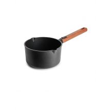 WOLL Stieltopf mit Holzgriff 18cm ECO-LOGIC Antihaft schwarz