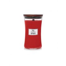 WOODWICK Sanduhrkerze Knisterdocht 610g Large Crisom Berries  rot