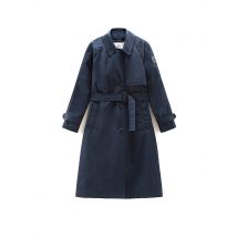 WOOLRICH Trenchcoat dunkelblau | S